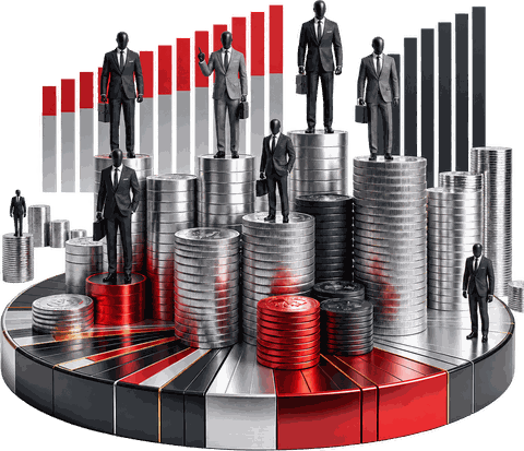 Figures reviewing investment criteria for lead qualification